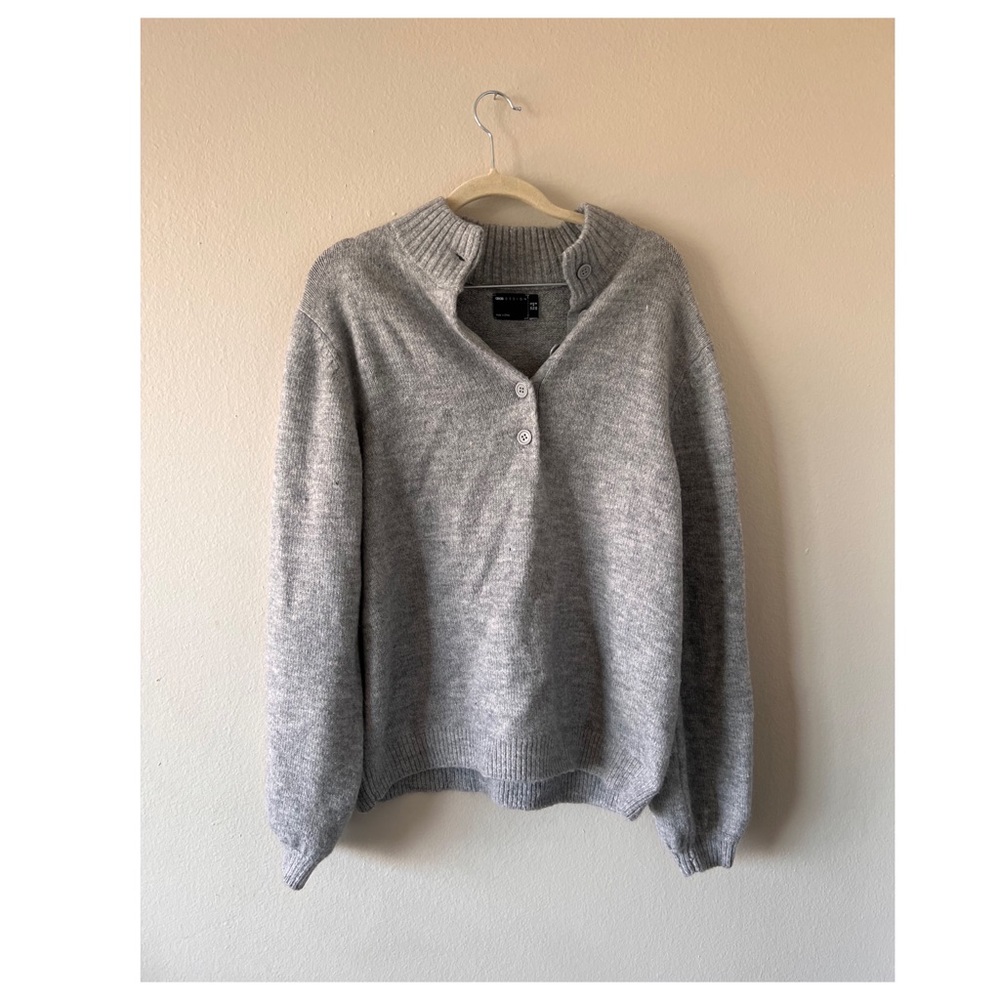 Never worn asos grey sweater